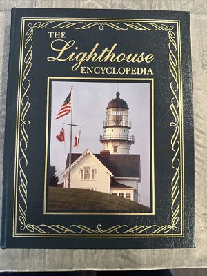 The Lighthouse Encyclopedia, Ray Jones Leather, 1st Print 2004, Easton Press-image