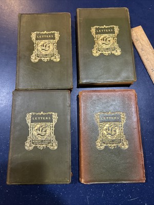 The LETTERS Of ROBERT LOUIS STEVENSON 4 Vol Set Scribner's 1915  Leather bound-image