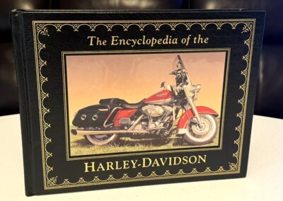 Easton Press ENCYCLOPEDIA HARLEY-DAVIDSON MOTORCYCLES Full Leather Illustrated-image