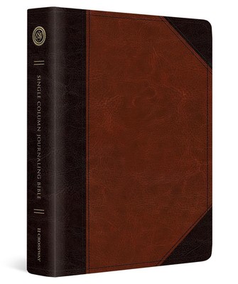 ESV Single Column Journaling Bible Leather Book-image