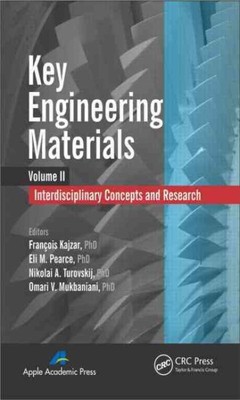 Key Engineering Materials : Interdisciplinary Concepts and Research, Hardcove...-image