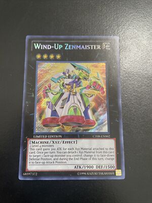 Yu-Gi-Oh! Wind-Up Zenmaister CT08-EN002 Limited Secret Rare-image