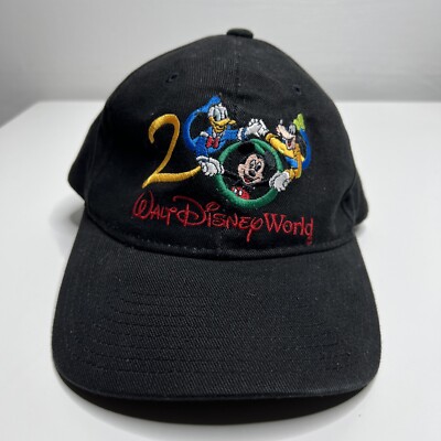 Year 2000 Walt Disney World Cap One Size Adjustable Strap Vintage-image