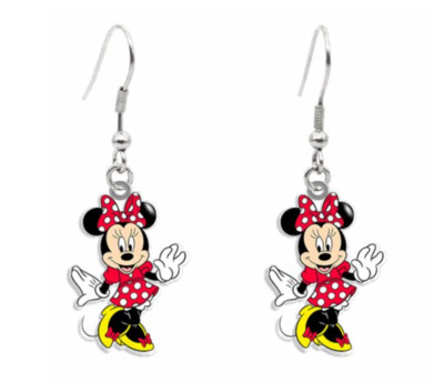 NEW MINNIE EARRINGS JEWELRY WALT DISNEY WORLD MICKEY DISNEYLAND MAGIC KINGDOM-image