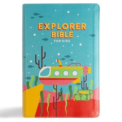 Csb Bibles by H CSB Explorer Bible for Kids, Underwa (Leather Bound) (UK IMPORT)-image