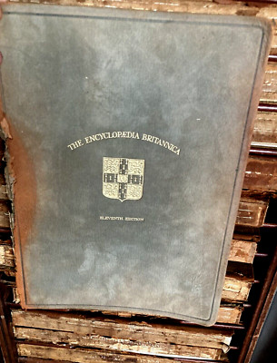 1910 ENCYCLOPEDIA BRITANNICA-Eleventh Ed-29 Deluxe Volumes & B'case-LEATHER/FELT-image