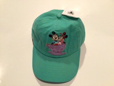 Disney Parks Walt Disney World Mickey Minnie Teacups Hat Cap Brand New-image
