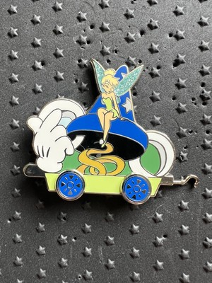Disney Pin - WDW Resort Train Mystery Collection Tinker Bell Sorcerer Mickey Hat-image