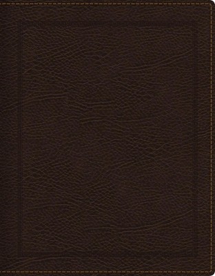 NKJV, Journal the Word Bible, Bonded Leather, Brown, Red Letter, Comfort Print: -image