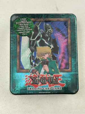 2003 Yugioh Joey Gearfried The Iron Knight Factory Sealed Collectors Tin -image