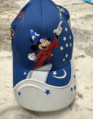 Walt Disney World Mickey Mouse Sorcerers Embroidered Adjustable Cap Hat Youth-image