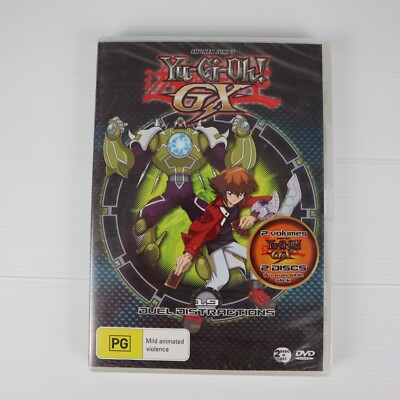 Yu-Gi-Oh! GX : Duel Distractions 1.9 DVD 2004 2-Disc Set Region 4 Brand New-image