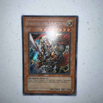 Yu-Gi-Oh! Tins Gilford Lightning 2005 CT2-EN001 Secret Rare Limited Edition-image