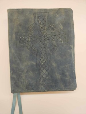 Premium Leather Bible ESV Journaling Bible in A Sunset Cowhide Rugged Leather-image