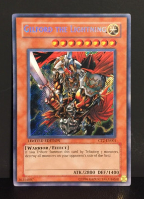 Gilford the Lightning | Secret Rare | CT2 | Near Mint | English | Yu-Gi-Oh #2-image