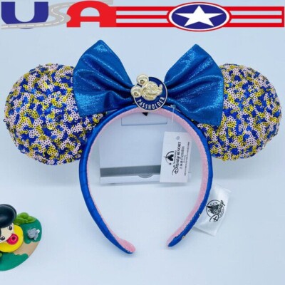 Disney Parks WDW Annual Passholder Minnie Mouse Ears Exclusive Headband US💖-image