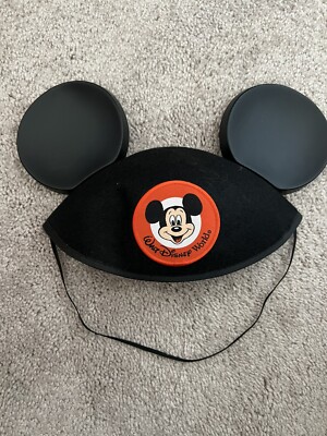 Walt Disney World Mickey Mouse Ears Felt Hat Adult Size-image