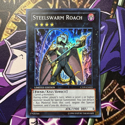 YuGiOh! Steelswarm Roach CT09-EN021 - Limited Edition - Super Rare - LP-image