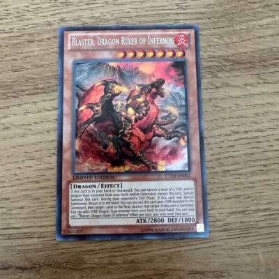 Yugioh! Blaster, Dragon Ruler of Infernos - CT10-EN002 - Secret Rare - LimiteD-image