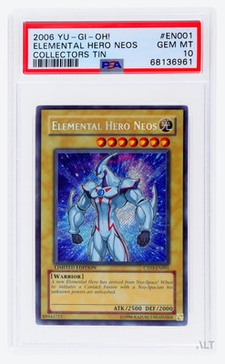 2006 Konami Collectors Tin Elemental Hero Neos #CT03-EN001 English PSA 10-image