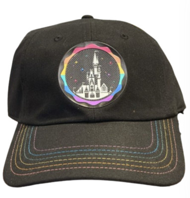 Disney Parks Castle WDW Pride Collection Hat Baseball Cap New with Tag-image