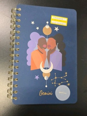 Be Rooted Zodiac GEMINI Spiral Bound College Ruled Hard Cover Journal-image