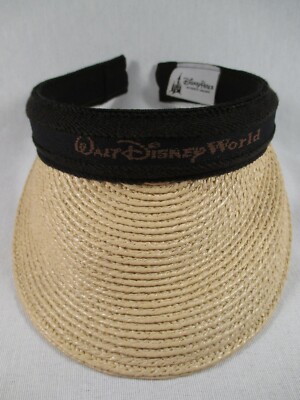 Walt Disney World Parks Stretch One Size Visor Cap Hat Great Condition-image