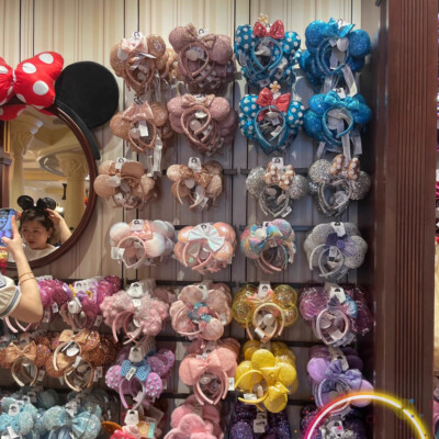 Disney Parks Loungefly Mickey Ears Rapunzel Anna Belle Cinderella Headband 2024-image