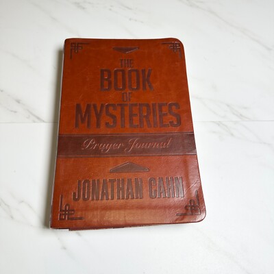 The Book of Mysteries Prayer Journal by Jonathan Cahn Leather 2017-image
