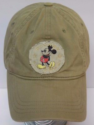 WALT DISNEY MICKEY MOUSE Clearly Distinct Since 1928 ADVERTISING HAT DISTRESSED-image