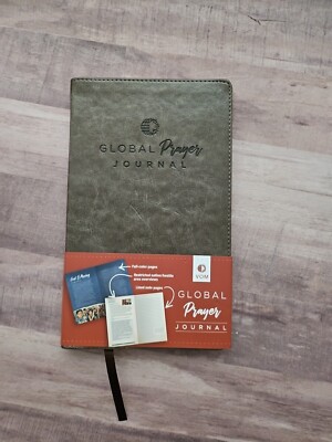Journal - Global Prayer by Voice of the Martyrs BLANK MARKER BANDED Leather -image