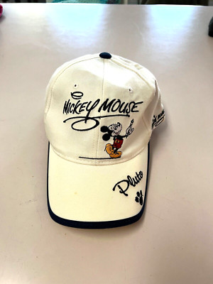 Walt Disney World Mickey Mouse, Pluto, Donald Duck and Goofy ball cap, guc-image
