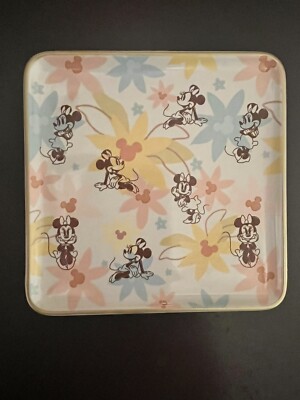 Disney Parks Minnie Mouse Trinket Tray Jewelry Dish New-image