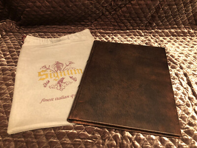 Epica Leather Composer’s Staves Journal, Italian Handmade Leather BIG 9 x 12-image