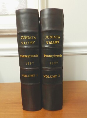1897, 2 Vol, Commemorative Biographical Encyclopedia of the Juniata Valley.., EX-image