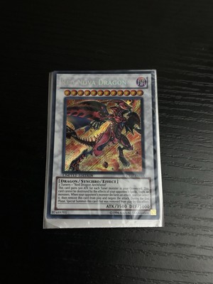 Red Nova Dragon CT07-EN005 Secret Rare Limited Edition NM Yugioh Card-image
