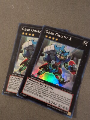 Yu-Gi-Oh! TCG 2X Gear Gigant X 2013 Collectors Tins CT10-EN017 Limited Ed NM-image