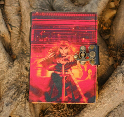 Kyojuro Rengoku The Flame Hashira Demon Slayer :Kimetsu no Yaiba Leather Journal-image