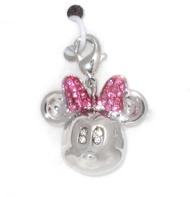 Arribas Disney Charm✿ Minnie Mouse 3D Head Face✿Made w Crystals from Swarovski-image