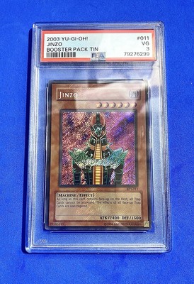 Yughio -Jinzo-BPT-011 - 2003 Tin Promo- PSA 3 Very Good Ships Fast.-image