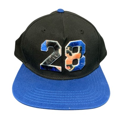 Disney Parks Authentic Original Mickey Mouse 28 Hat Cap Snapback Black Blue-image