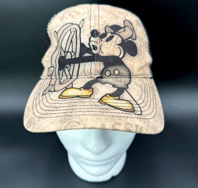 Steamboat Willie Mickey Mouse Walt Disney World Parks Adjustable Strapback Cap-image