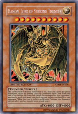 Hamon, Lord of Striking Thunder - CT03-EN006 - Secret Rare - Limited Edition x1 -image