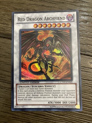 Yugioh Red Dragon Archfiend CT07-EN025 Super Rare Limited Edition Mint-image