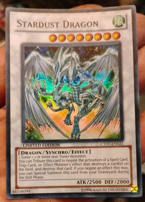 Stardust Dragon CT07-EN021 Super Rare Limited Edition Yugioh Card LP-image