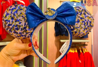 US WDW Annual Passholder Minnie Mouse Ears Disney Parks Ears Headband Exclusive-image