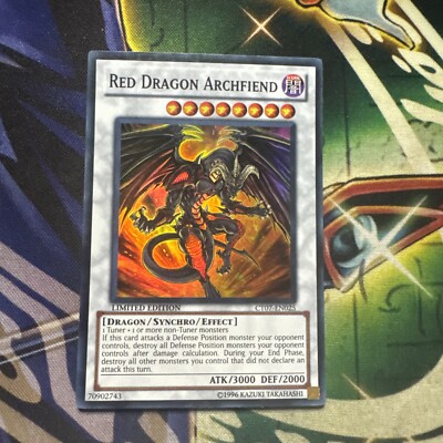 Yugioh! Red Dragon Archfiend CT07-EN025 Super Rare Limited Edition VLP-image