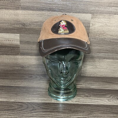 Walt Disney World Snow White & The 7 Dwarfs “Grumpy” Hat Brown Faux Leather Bill-image