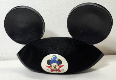 Walt Disney World Black Mickey Mouse Classic Ears Hat Youth Boys-image