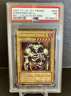 2002 Yu-Gi-Oh Promo Summoned Skull BPT-Collector’s Tins PSA 7-image